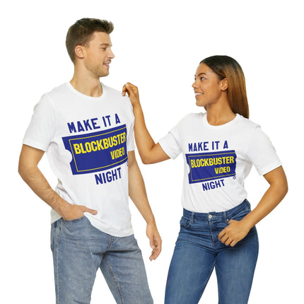 Blockbuster Night Retro Unisex Tee