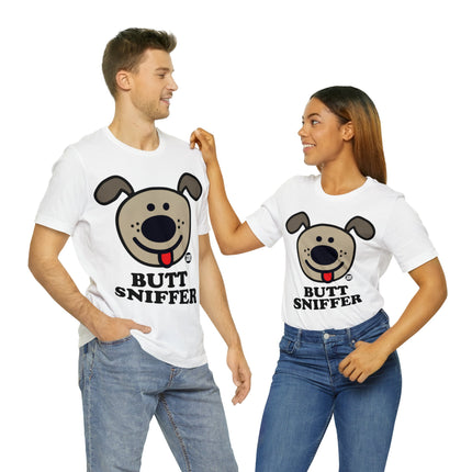 Butt Sniffer Dog Unisex Tee