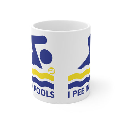 I Pee in Pools Ceramic Mug