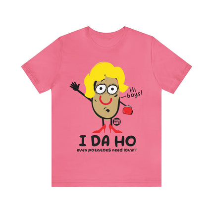 I DA HO Unisex Short Sleeve Tee