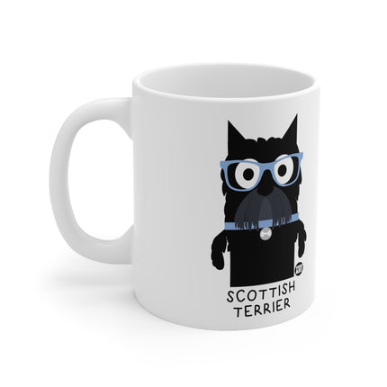 Bow Wow Meow Scottish Terrier Ceramic Mug