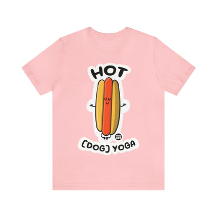 Hot Dog Yoga Unisex Short Sleeve Tee