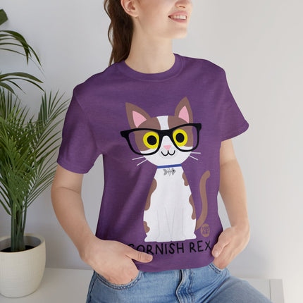 Bow Wow Meow Cornish Rex Unisex Tee