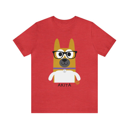 Bow Wow Meow Akita Unisex Tee