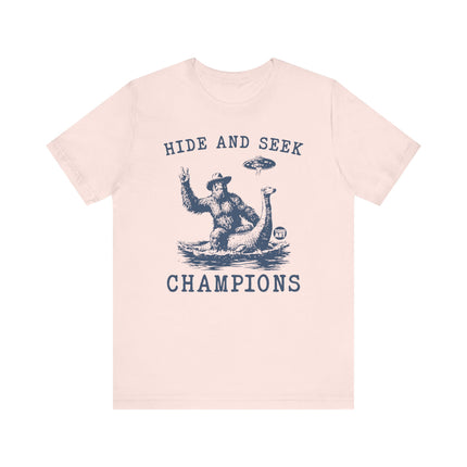 Hide and Seek Champions Tee, Funny Hide and Seek Champs Tshirt