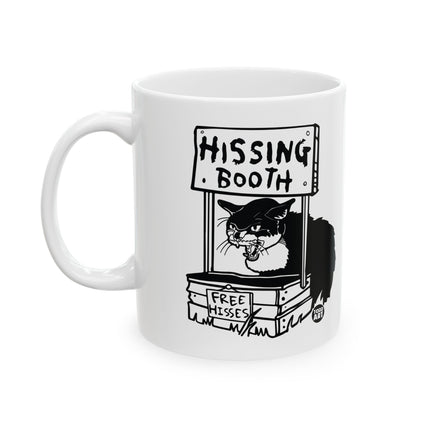 Hissing Booth Cat Ceramic Mug