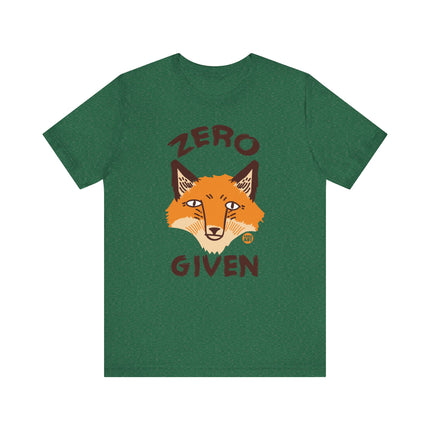 Funny "No Fox Given" Graphic Tee
