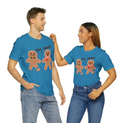 Oh Snap Gingerbread Cookie Xmas Unisex Tee