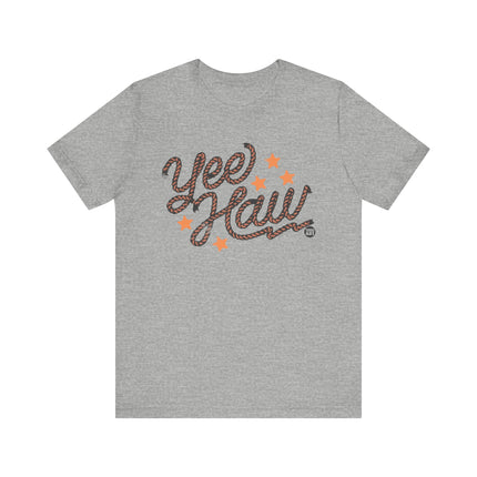Yee Haw Rope Graphic Tee, Yee Haw Rope Rodeo Tshirt