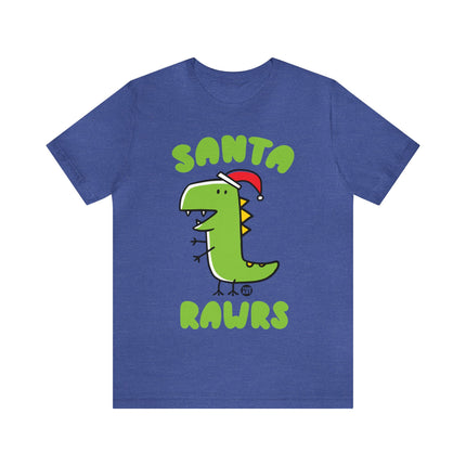 Santa Rawrs Christmas Unisex Tee