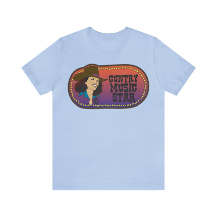 Cuntry Music Star Unisex Tee