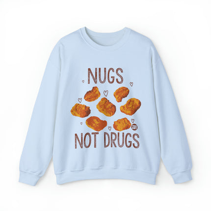 Nugs Not Drugs Chicken Nugget Crewneck Sweatshirt