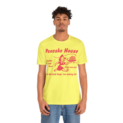 Retro Pancake House Unisex Short Sleeve Tee