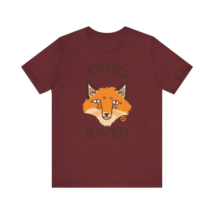 Funny "No Fox Given" Graphic Tee