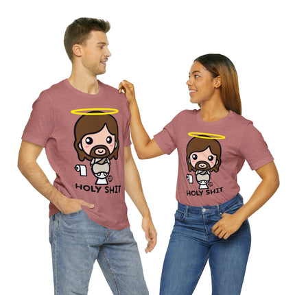 Holy Shit Jesus Unisex Short Sleeve Tee