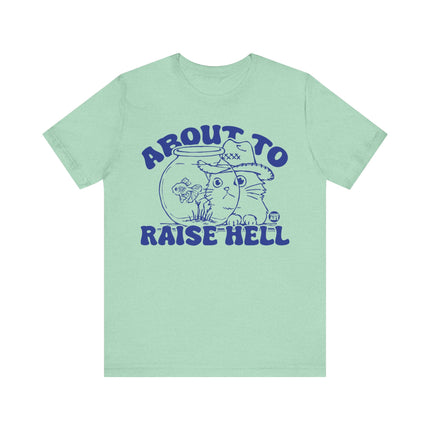 About To Raise Hell Tshirt