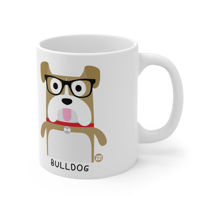 Bow Wow Meow Bulldog Ceramic Mug