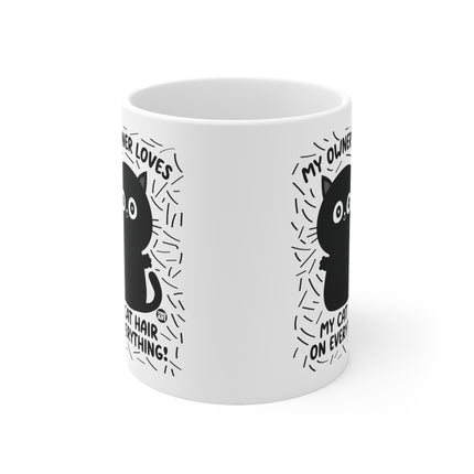 Cat Hair on Everything Ceramic Mug
