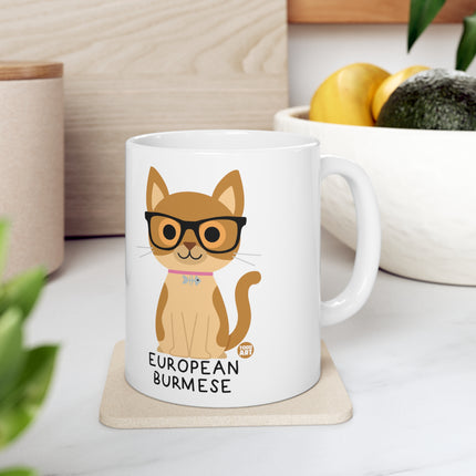 Bow Wow Meow European Burmese Ceramic Mug