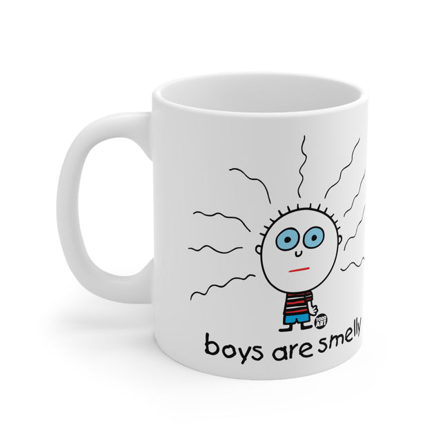 Boys Are Smelly Ceramic Mug