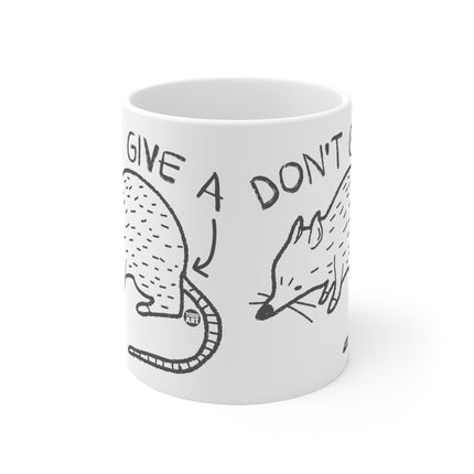 Dont Give a rats Ass Ceramic Mug