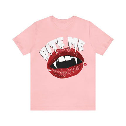 Bite Me Vampire Teeth Unisex Tee
