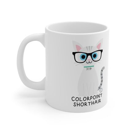 Bow Wow Meow Colorpoint Shorthair Ceramic Mug