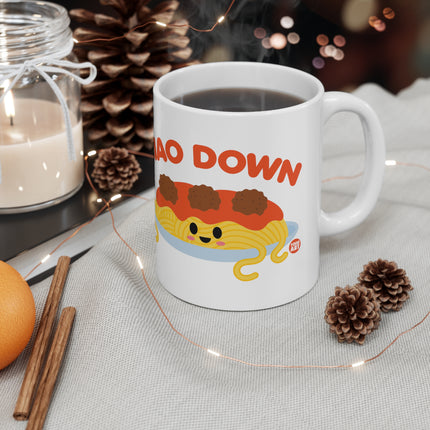 Ciao Down Ceramic Mug