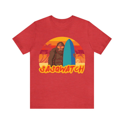 Sasqwatch Baywatch Unisex Short Sleeve Tee