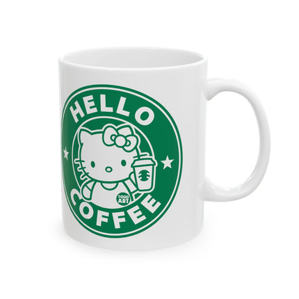 Hello Coffee Ceramic Mug