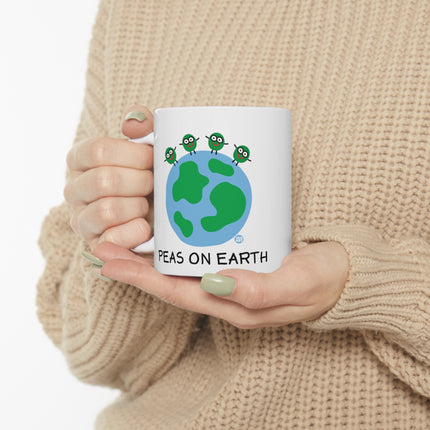 Peas on Earth Ceramic Mug