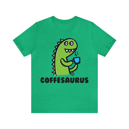 Coffeesaurus Dinosaur Unisex Tee