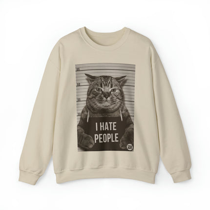 I Hate People Cat Crewneck Sweatshirt