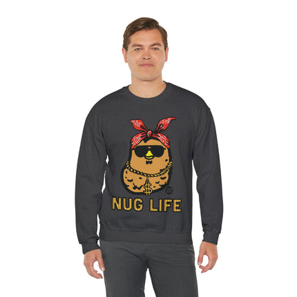 Nug Life Chicken Nugget Crewneck Sweatshirt