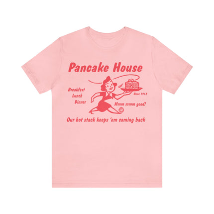 Retro Pancake House Unisex Short Sleeve Tee