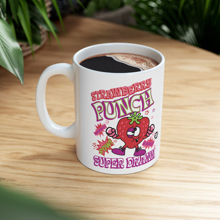 Funshine Strawberry Punch Ceramic Mug