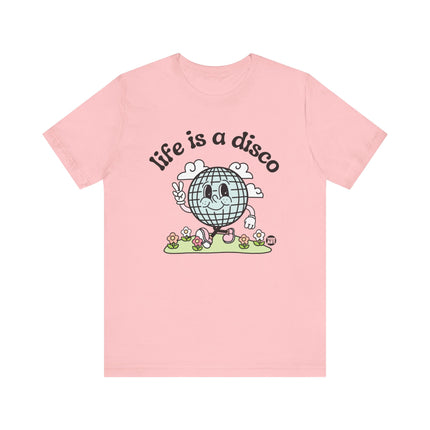 Life is a Disco Tee, Cute Disco Ball Tshirt