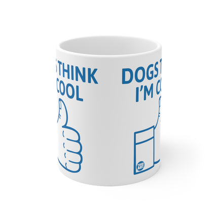 Dogs Think Cool Ceramic Mug