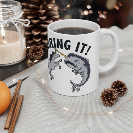 Bring it On Narwhal Ceramic Mug