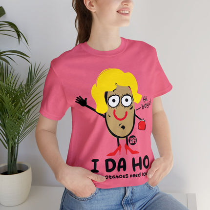 I DA HO Unisex Short Sleeve Tee