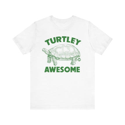 Funny "TURTLEY AWESOME" Tee Shirt