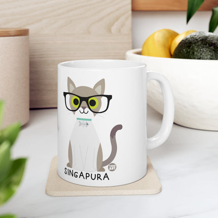 Bow Wow Meow Singapura Ceramic Mug