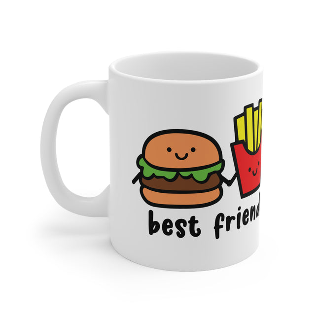Best Friends Burger Fries Ceramic Mug