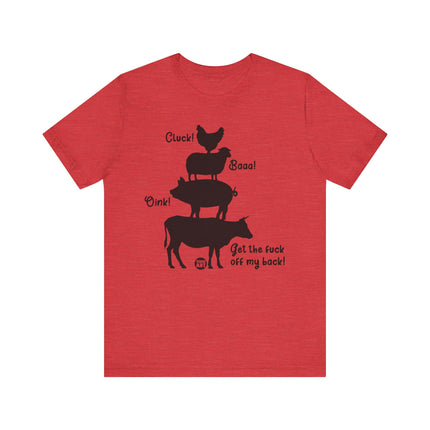 Chicken Sheep Pig Cow Tshirt