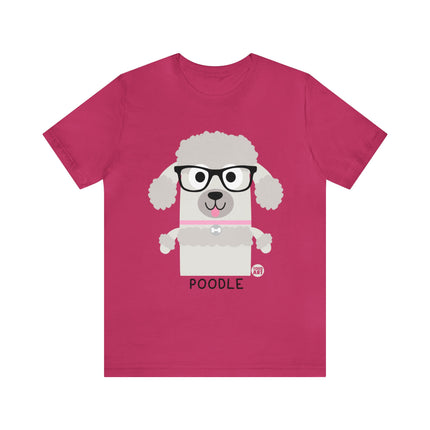 Bow Wow Meow Poodle Unisex Tee