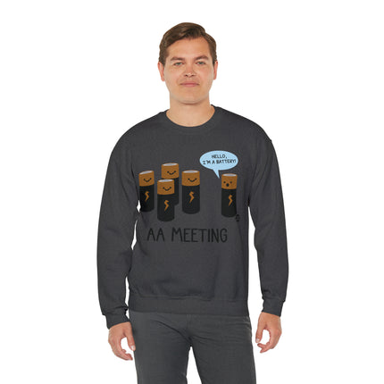 AA Meeting Battery Crewneck Sweatshirt