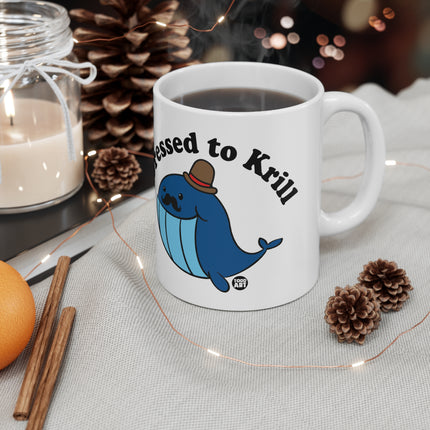 dressed to krill whale Ceramic Mug