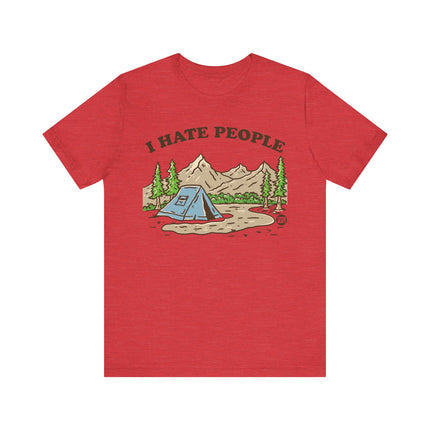 I Hate People Camping Tee