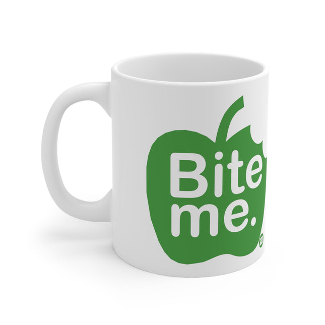 Bite Me Apple Ceramic Mug