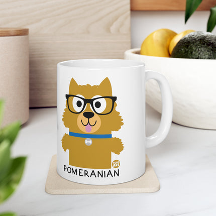 Bow Wow Meow Pomeranian Ceramic Mug